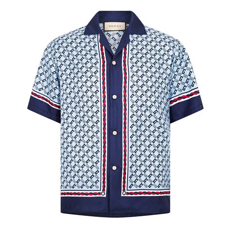 gucci silk shirt mens|gucci dress shirt snake.